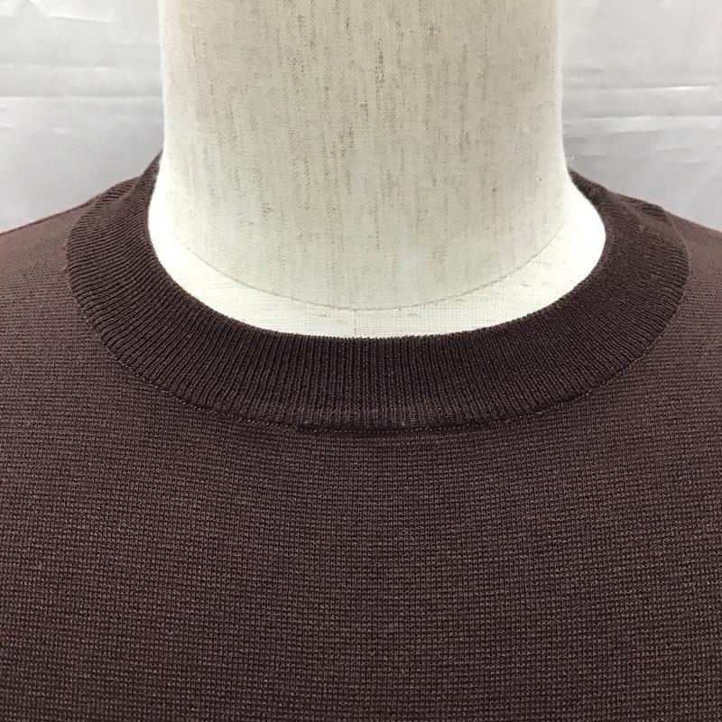 ビューティアンドユースユナイテッドアローズ BEAUTY&YOUTH UNITED ARROWS ニット、セーター 長袖 S 無地 茶 / ブラウン /  メンズ USED 古着 中古 10122031