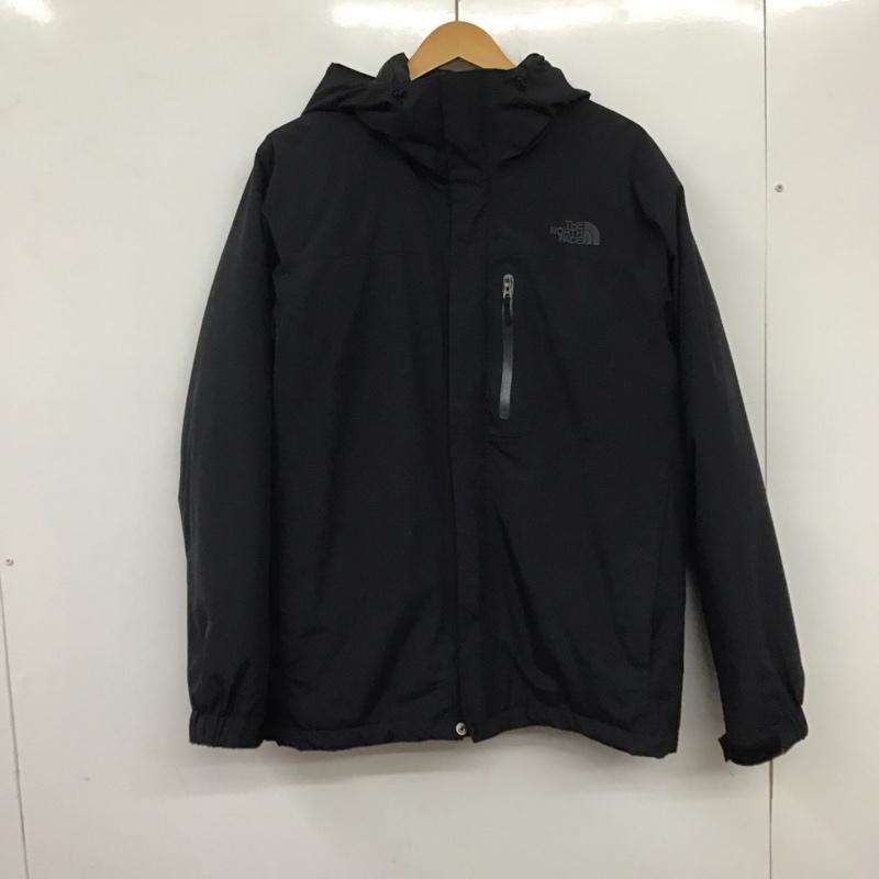 ザノースフェイス THE NORTH FACE ジャケット、上着 ジャンパー、ブルゾン np61833 ゼウストリクライメートジャケット ダウンジャケット アウター L ロゴ、文字 紺 / ネイビー /  メンズ USED 古着 中古 10140099