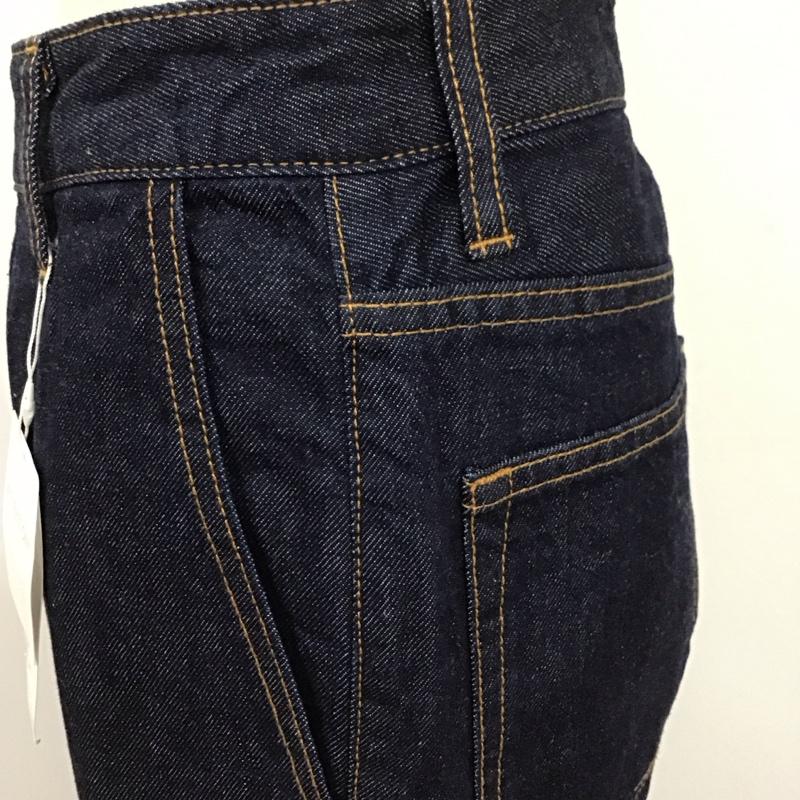 ローリーズファーム LOWRYS FARM パンツ デニム、ジーンズ LF521030 CONE フロントスリットパンツ タグ付き M 無地 インディゴ / インディゴ /  レディース USED 古着 中古 10109514