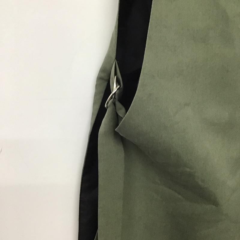 ザラ ZARA ベスト ベスト M 無地 カーキ / カーキ /  レディース USED 古着 中古 10139415