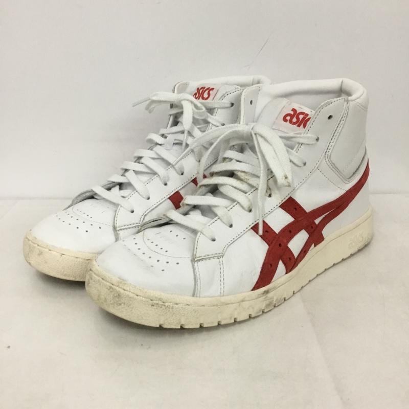 アシックス ASICS スニーカー スニーカー 1193A182 GEL-PTG MT 27cm 27.0cm ロゴ、文字 白 / ホワイト / X 赤 / レッド /  メンズ USED 古着 中古 10140797