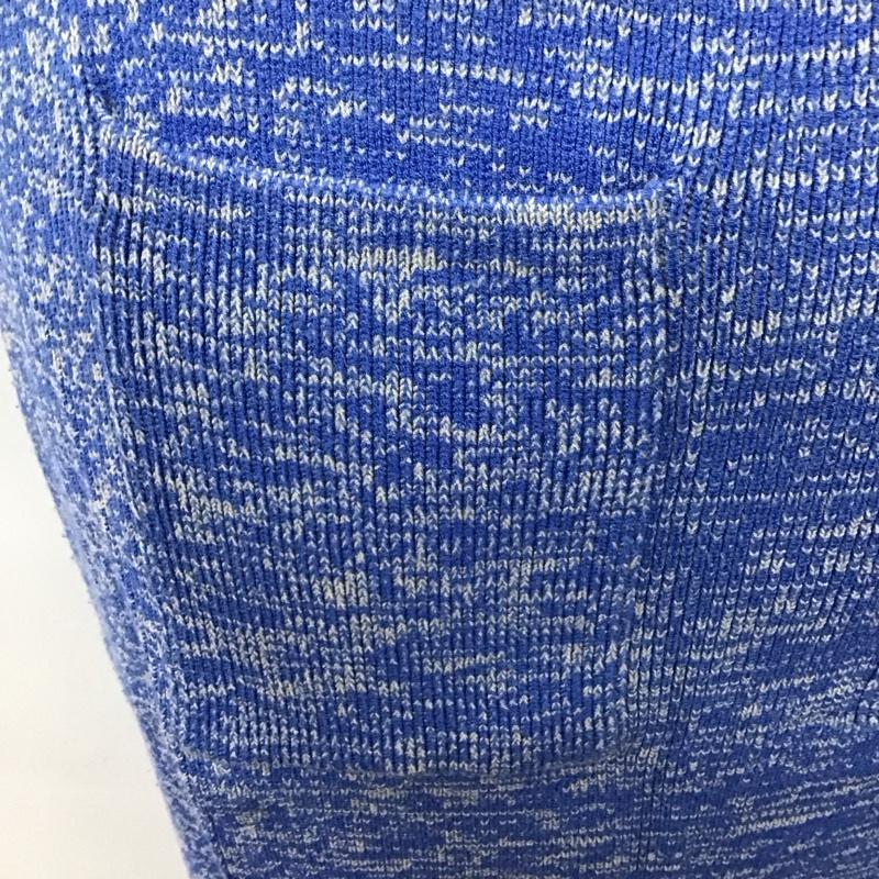 スライ SLY スカート ロングスカート 030EAZ71-5850 BACK SLIT KNIT SK ニットスカート 1 無地 青 / ブルー /  レディース USED 古着 中古 10118359