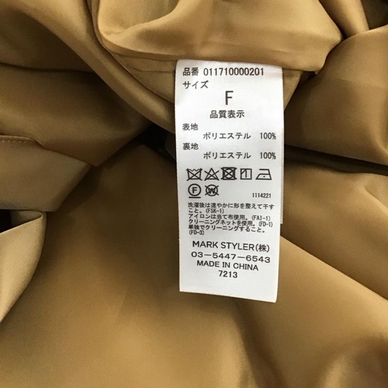 ムルーア MURUA コート コート一般 011710000201 ロングコート アウター FREE 無地 ベージュ / ベージュ /  レディース USED 古着 中古 10146148