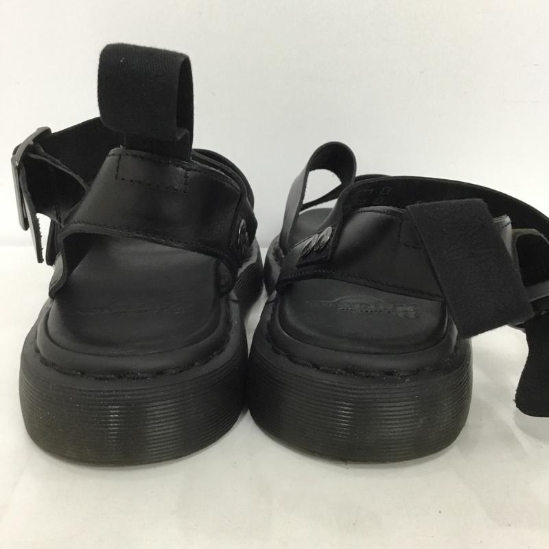 ドクターマーチン Dr.Martens サンダル サンダル AW008 CK110 GRYPHON レザー UK8 箱有 US：9 無地 黒 / ブラック /  メンズ USED 古着 中古 10125083