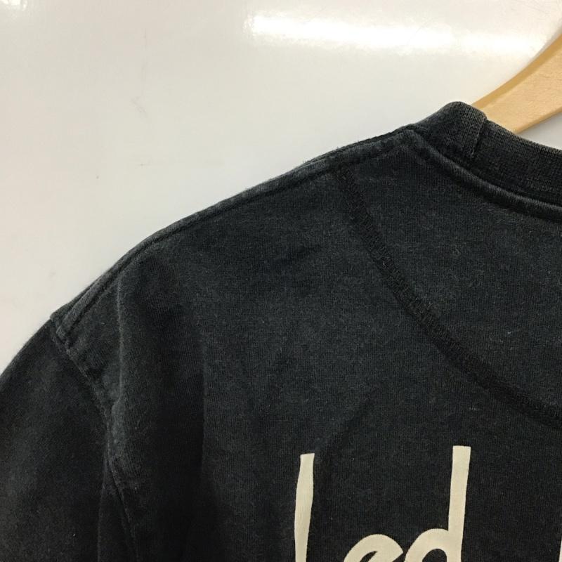 カミナリ KAMINARI Tシャツ 半袖 半袖カットソー プリントTシャツ クルーネックカットソー ted company ロゴ、文字 ダークグレー / ダークグレー /  メンズ USED 古着 中古 10150287