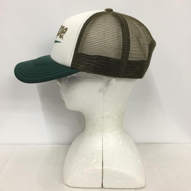 アベイシングエイプ A BATHING APE 帽子 キャップ BAPE STA MESH CAP メッシュキャップ ロゴ、文字 白 / ホワイト / X 緑 / グリーン /  メンズ USED 古着 中古 10142183