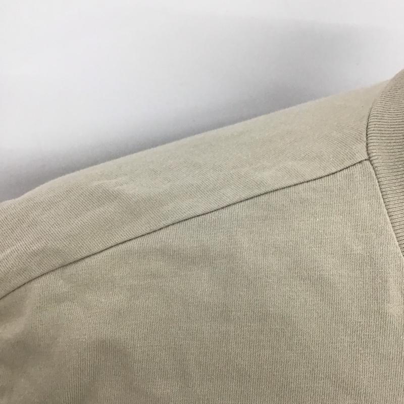 エッセンシャルズ ESSENTIALS Tシャツ 半袖 半袖カットソー プリントTシャツ クルーネックカットソー XXS ロゴ、文字 ベージュ / ベージュ /  メンズ USED 古着 中古 10126723