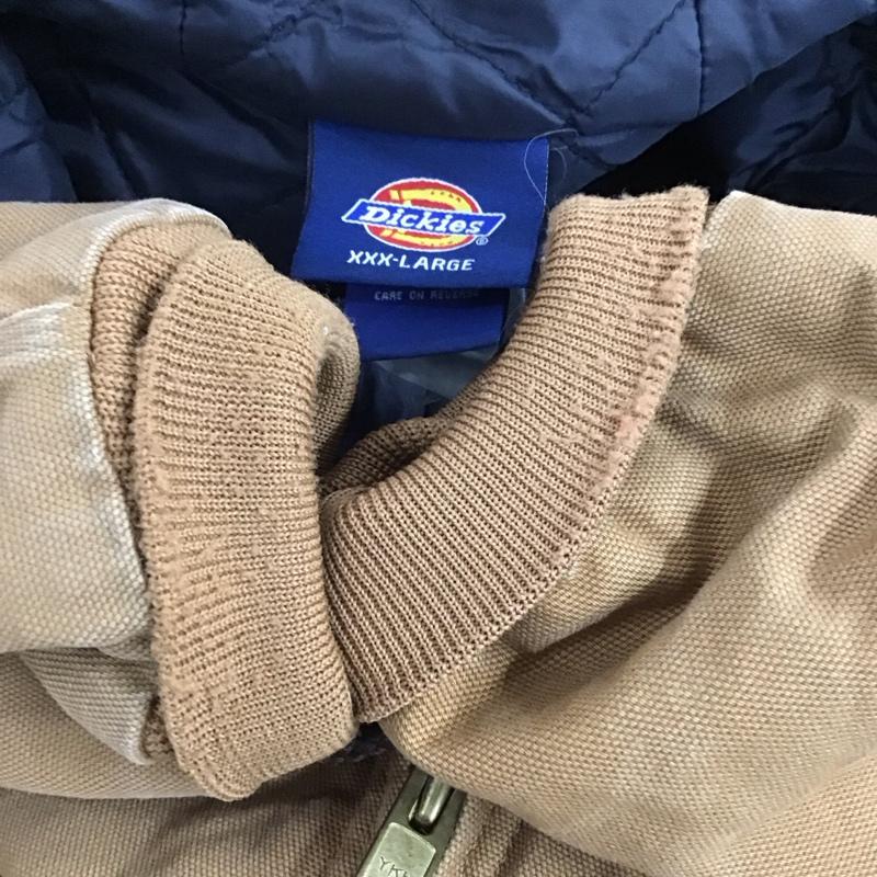 ディッキーズ Dickies ジャケット、上着 ジャンパー、ブルゾン 3L 無地 茶 / ブラウン /  メンズ USED 古着 中古 10123472