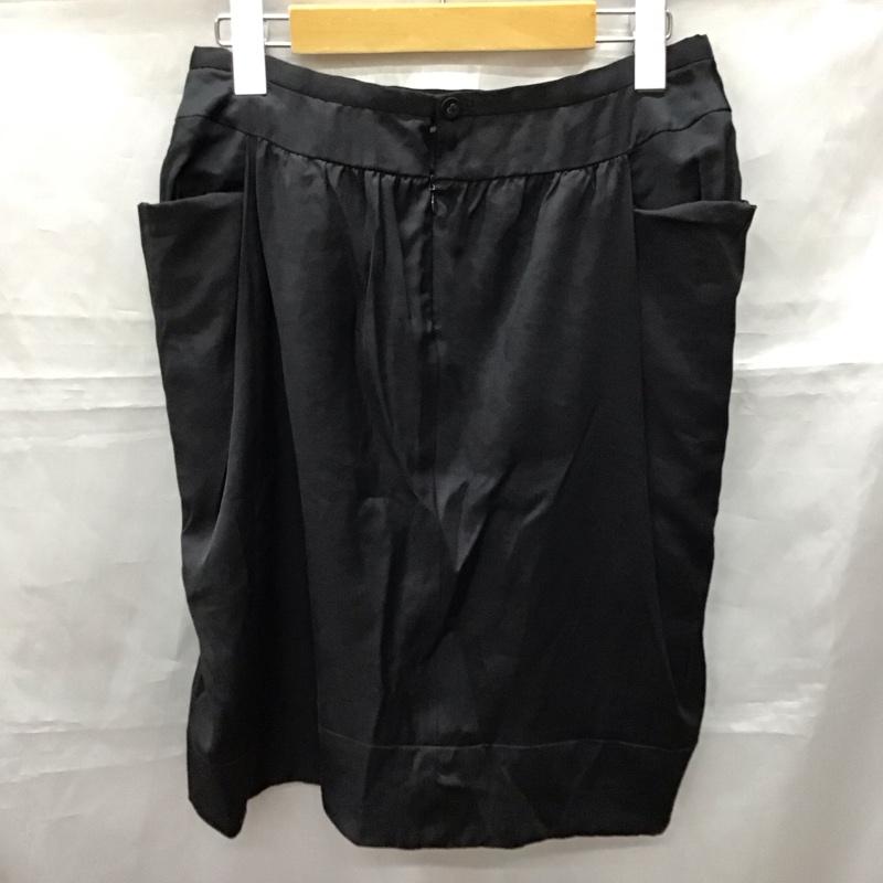 レイビームス Ray BEAMS スカート ひざ丈スカート FREE 無地 黒 / ブラック /  レディース USED 古着 中古 10114886