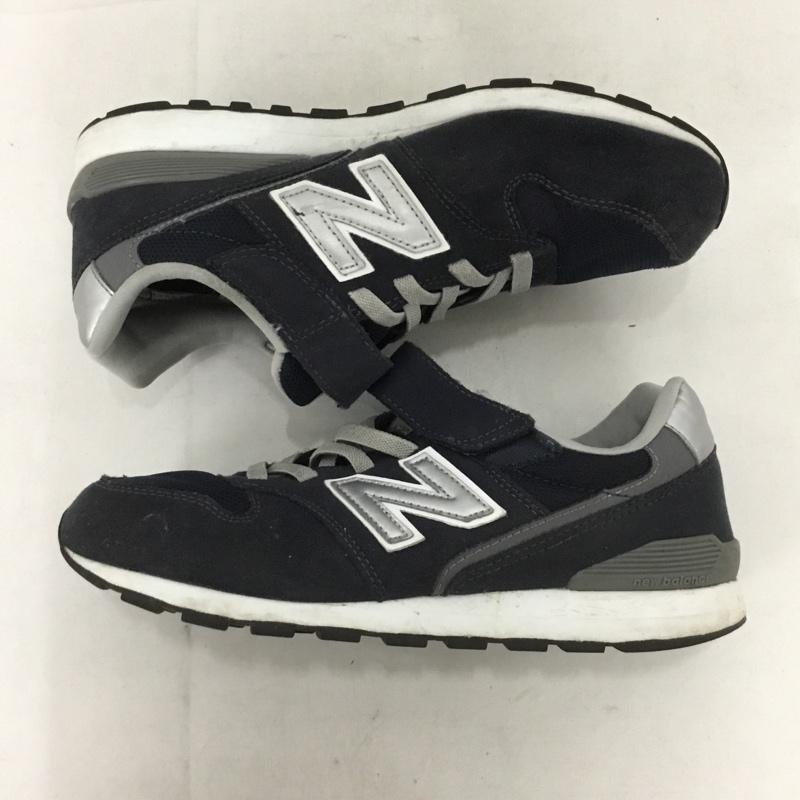 ニューバランス New Balance スニーカー スニーカー YV996CNV キッズシューズ ジュニアシューズ 24cm 24.0cm ロゴ、文字 紺 / ネイビー /  レディース USED 古着 中古 10133905