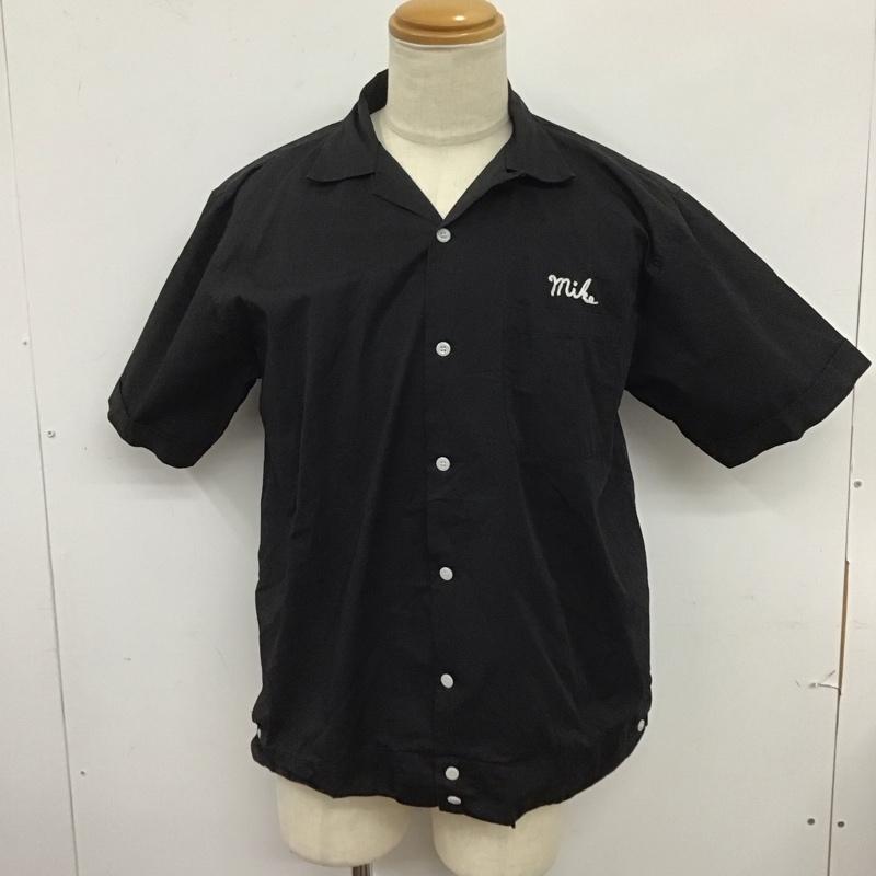 バッカーズ Backers シャツ、ブラウス 半袖 半袖シャツ 刺繍シャツ ポケットシャツ M ロゴ、文字 黒 / ブラック /  メンズ USED 古着 中古 10125779