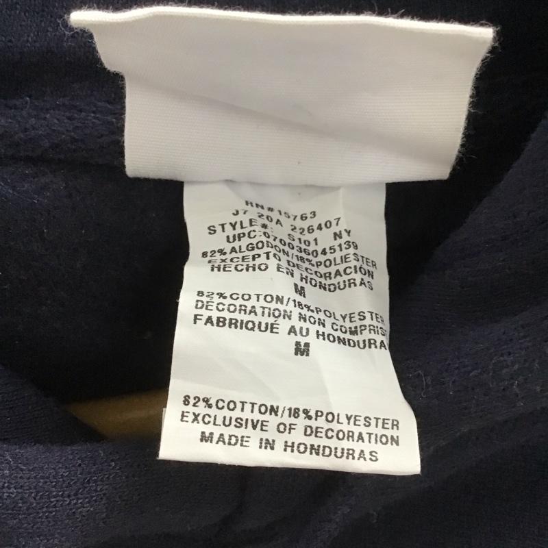 チャンピオン Campion パーカー 長袖 長袖パーカー プルオーバーパーカー スウェット M ロゴ、文字 紺 / ネイビー /  メンズ USED 古着 中古 10147976