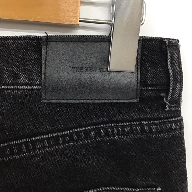 ザラ ZARA パンツ デニム、ジーンズ デニムパンツ スリムパンツ ストレッチパンツ ジーンズ 36 無地 黒 / ブラック /  レディース USED 古着 中古 10117411