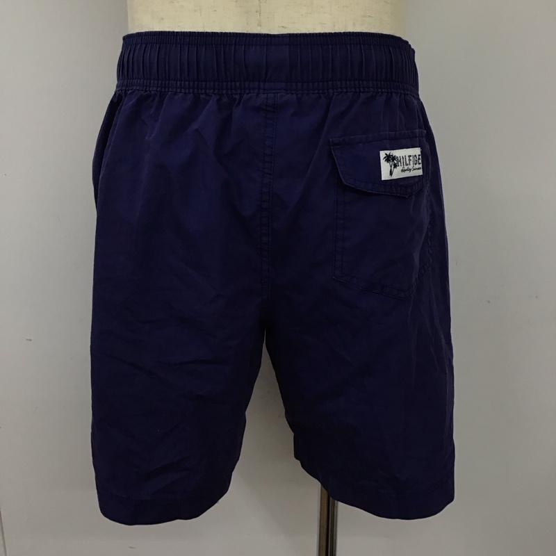 トミーヒルフィガー TOMMY HILFIGER パンツ ショートパンツ ショートパンツ ハーフパンツ カジュアルパンツ S ロゴ、文字 紫 / パープル /  メンズ USED 古着 中古 10117474