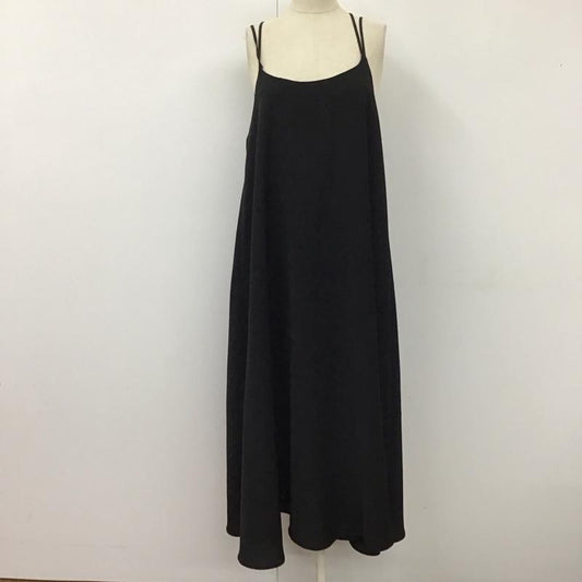オペークドットクリップ OPAQUE.CLIP ワンピース ロングスカート M 無地 黒 / ブラック /  レディース USED 古着 中古 10121152