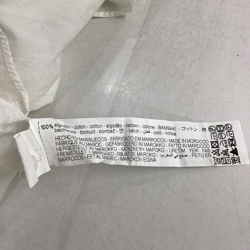 ザラ ZARA シャツ、ブラウス 長袖 M 無地 白 / ホワイト /  レディース USED 古着 中古 10149810