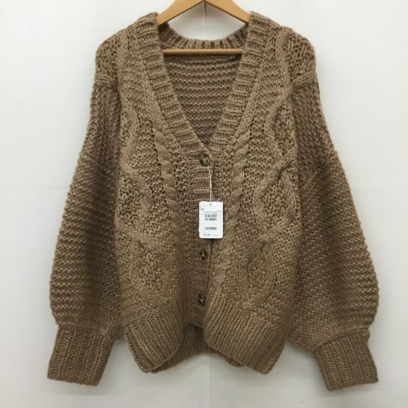 フリークスストア FREAK S STORE カーディガン 長袖 FREE  茶 / ブラウン /  レディース USED 古着 中古 10139797