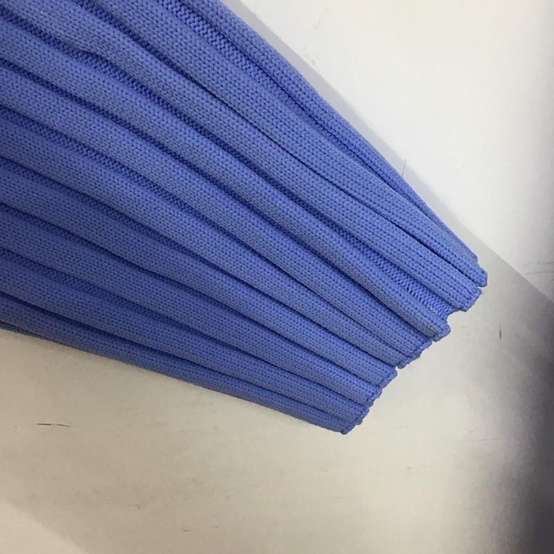 古着 USED カーディガン 長袖 bohmal 533456 配色ダンボールニットボレロ マフラー タグ付き FREE 無地 黒 / ブラック / X 水色 / ライトブルー /  レディース USED 古着 中古 10144433