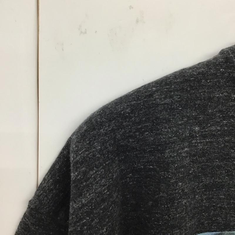 エロスティカ EROSTiKA Tシャツ 半袖 半袖カットソー プリントTシャツ クルーネックカットソー XL プリント 灰 / グレー /  メンズ USED 古着 中古 10134634