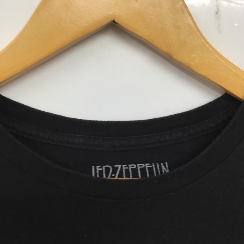 古着 USED Tシャツ 半袖 movie music LED-ZEPPELIN L ロゴ、文字 X プリント 黒 / ブラック /  メンズ USED 古着 中古 10138210