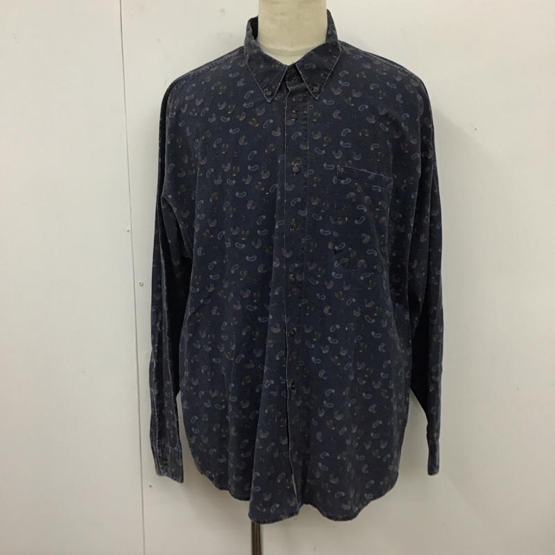 古着 USED シャツ、ブラウス 長袖 長袖シャツ カラーシャツ ポケットシャツ 長袖カットソー 総柄シャツ XL 総柄 マルチカラー / マルチカラー /  メンズ USED 古着 中古 10119538