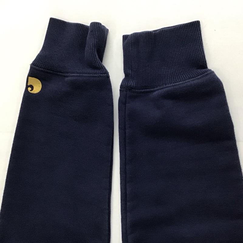 カーハート Carhartt トレーナー 長袖 長袖トレーナー スウェット クルーネック プルオーバートレーナー 裏起毛 S 無地 紺 / ネイビー /  メンズ USED 古着 中古 10131977