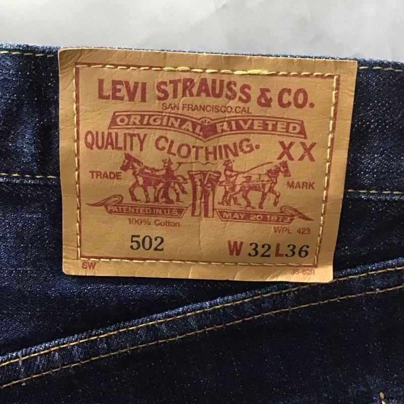 リーバイストラウスアンドコー Levi Strauss & co. ボトムス ボトムス デニムパンツ ストレートパンツ ワイドパンツ カジュアルパンツ 32インチ 無地 インディゴ / インディゴ /  メンズ USED 古着 中古 10113580