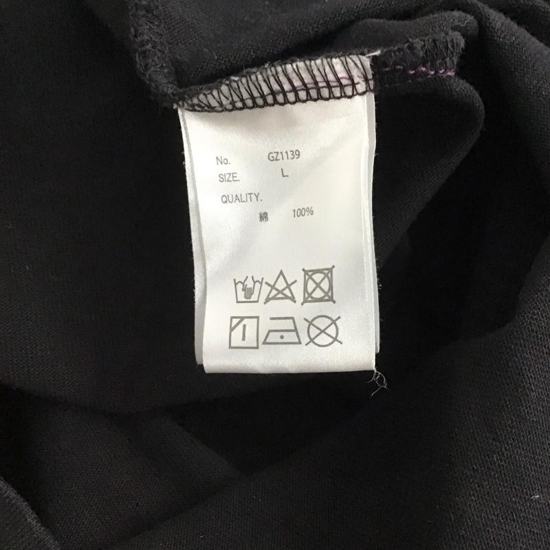 ゲンザイ genzai Tシャツ 半袖 半袖カットソー プリントTシャツ クルーネックカットソー L ロゴ、文字 黒 / ブラック /  メンズ USED 古着 中古 10146210