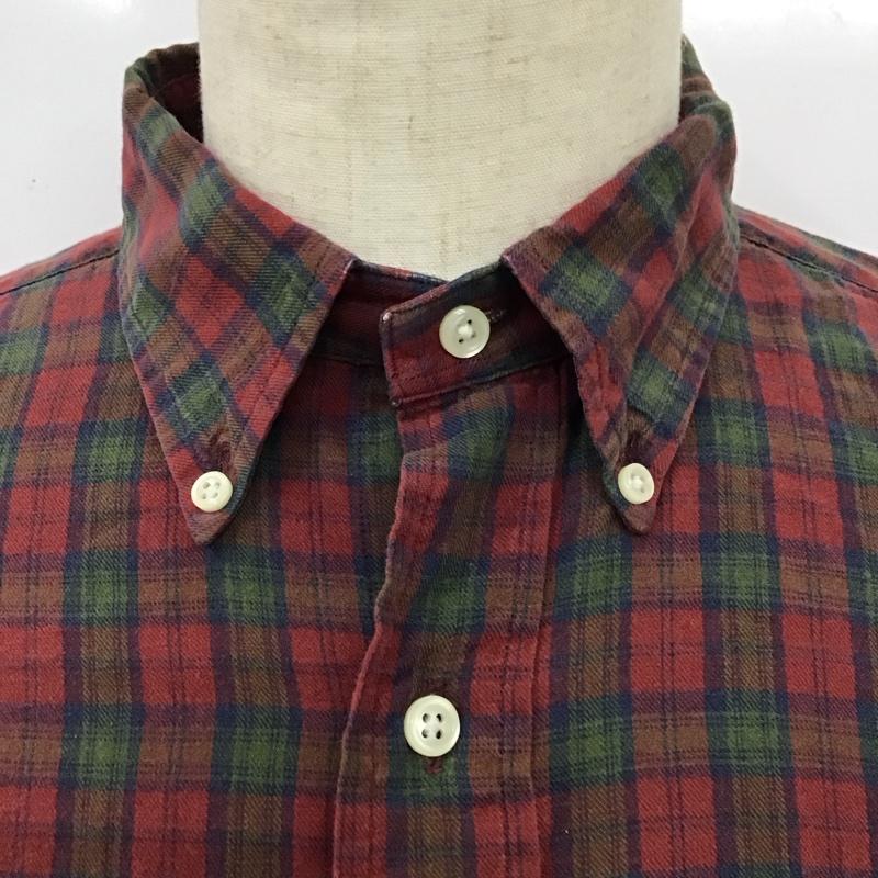 ラルフローレン RALPHLAUREN シャツ、ブラウス 長袖 ボタンダウン コットン チェック L ワンポイント マルチカラー / マルチカラー /  メンズ USED 古着 中古 10114955