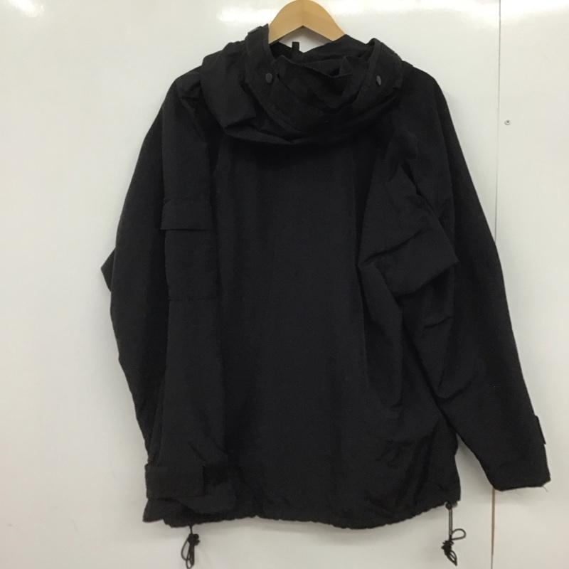 古着 USED ジャケット、上着 ジャンパー、ブルゾン ジップアップジャケット パーカージャケット アウター L 無地 黒 / ブラック /  メンズ USED 古着 中古 10148092