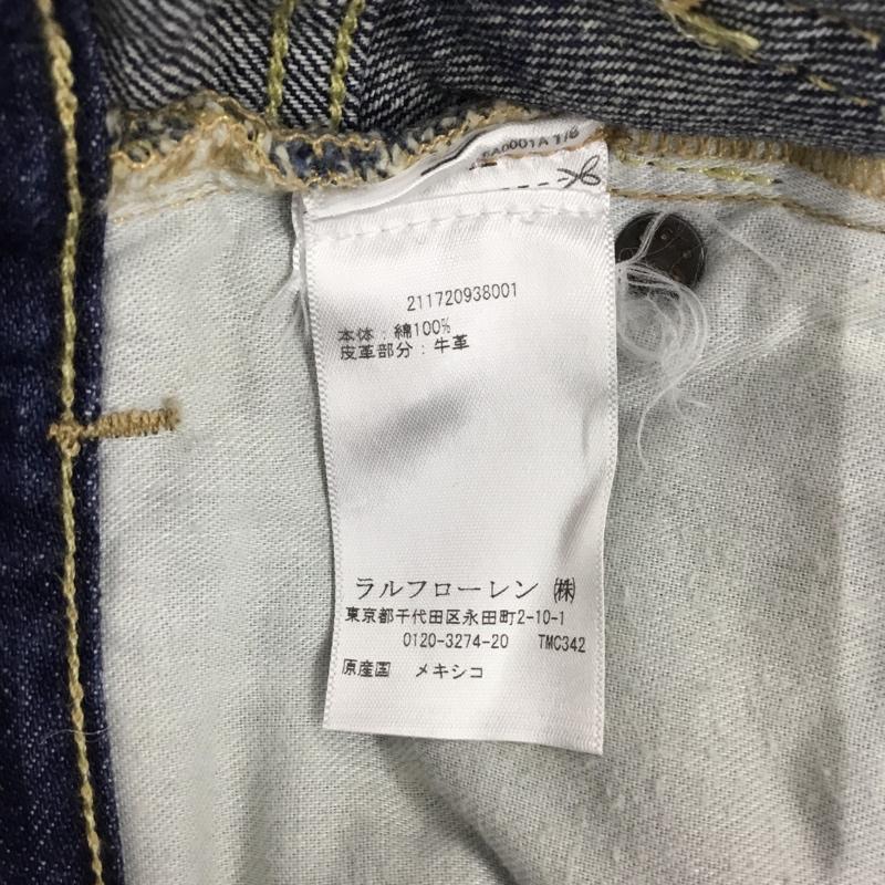 ポロラルフローレン POLO RALPH LAUREN パンツ デニム、ジーンズ デニムパンツ ストレートパンツ カジュアルパンツ 28インチ 無地 インディゴ / インディゴ /  メンズ USED 古着 中古 10122387