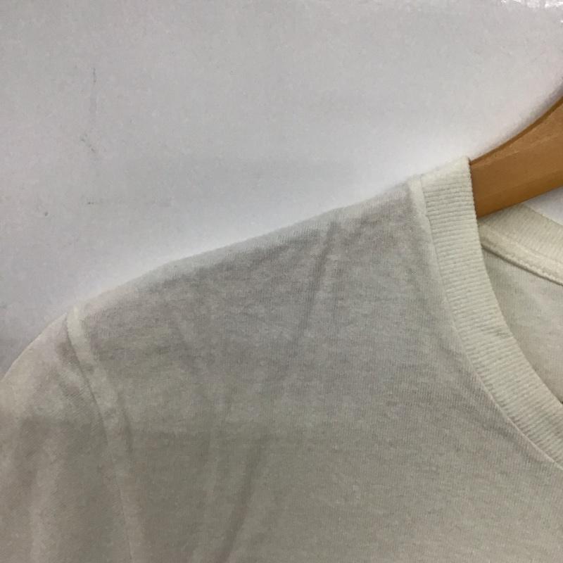ハリウッドランチマーケット H.R MARKET Tシャツ 半袖 半袖カットソー プリントTシャツ クルーネックカットソー 1 プリント 白 / ホワイト /  メンズ USED 古着 中古 10147588
