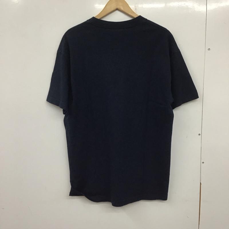 バンズ VANS Tシャツ 半袖 半袖カットソー プリントTシャツ クルーネックカットソー ロゴ、文字 紺 / ネイビー /  メンズ USED 古着 中古 10140144