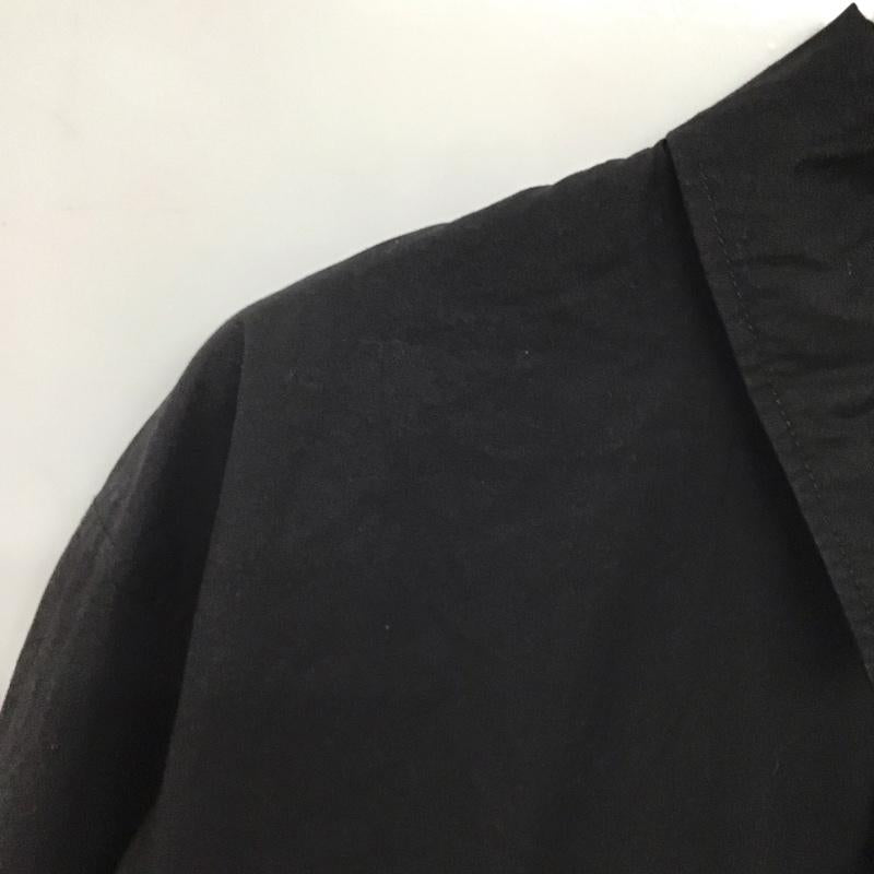 ユニクロ UNIQLO ジャケット、上着 ジャケット、ブレザー 311-475403 ショートブルゾン カラージャケット アウター M 無地 黒 / ブラック /  メンズ USED 古着 中古 10140723