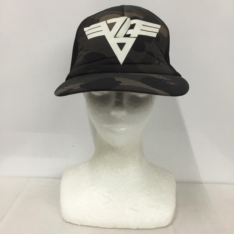アベイシングエイプ A BATHING APE 帽子 キャップ メッシュキャップ BAPE ロゴ、文字 黒 / ブラック /  メンズ USED 古着 中古 10143287