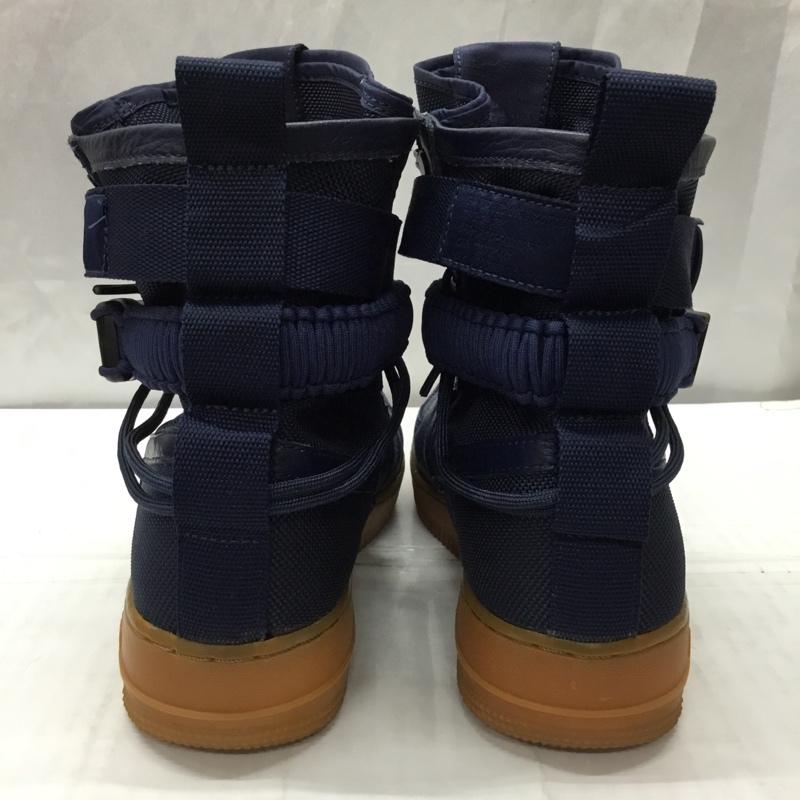 ナイキ NIKE スニーカー スニーカー 864024-400 SF AF1 25cm 25.0cm ロゴ、文字 紺 / ネイビー /  レディース USED 古着 中古 10110161