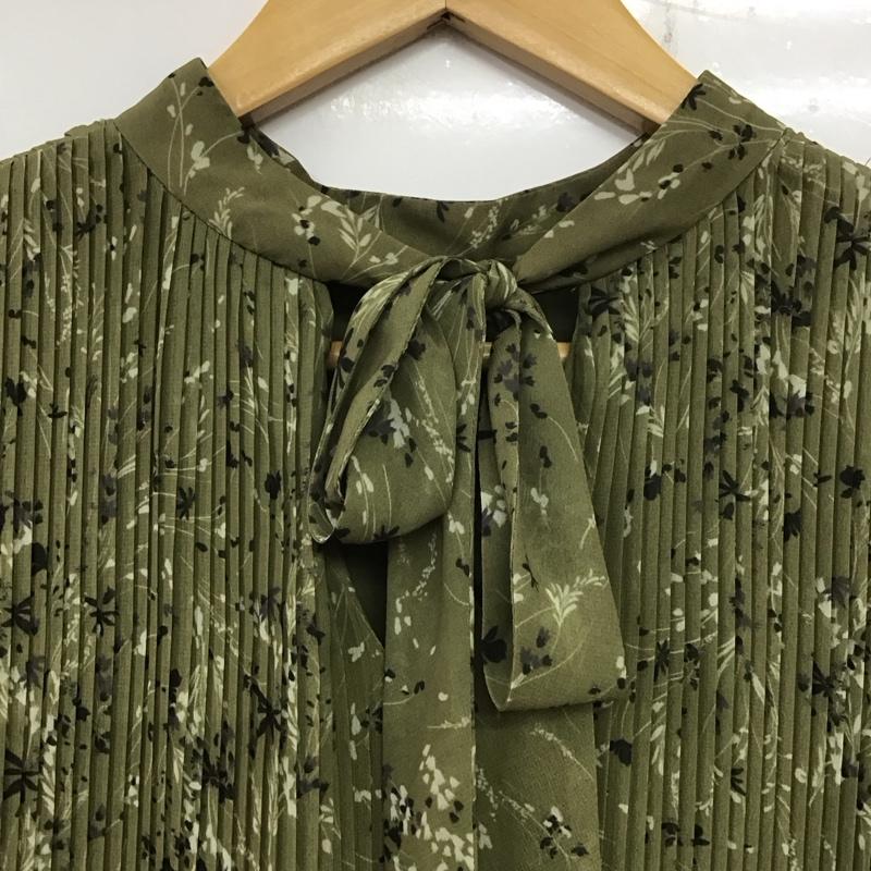 ミラオーウェン Mila Owen ワンピース ロングスカート 長袖ロングワンピース ノーカラーシャツワンピース フレアスカート 0 総柄 マルチカラー / マルチカラー /  レディース USED 古着 中古 10142058