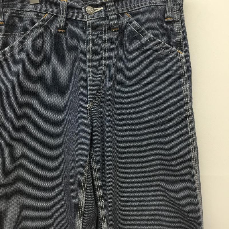 フラットヘッド The Flat Head パンツ ワークパンツ、ペインターパンツ 29インチ ストライプ 青 / ブルー /  メンズ USED 古着 中古 10133591