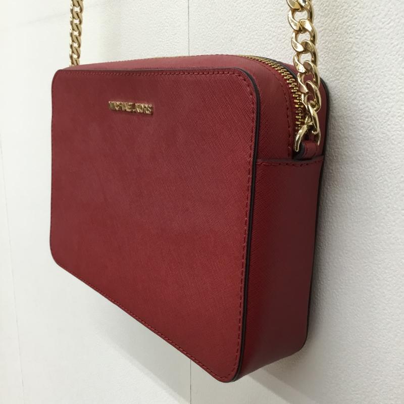 マイケルコース MICHAEL KORS ショルダーバッグ ショルダーバッグ ロゴ、文字 赤 / レッド /  レディース USED 古着 中古 10143558