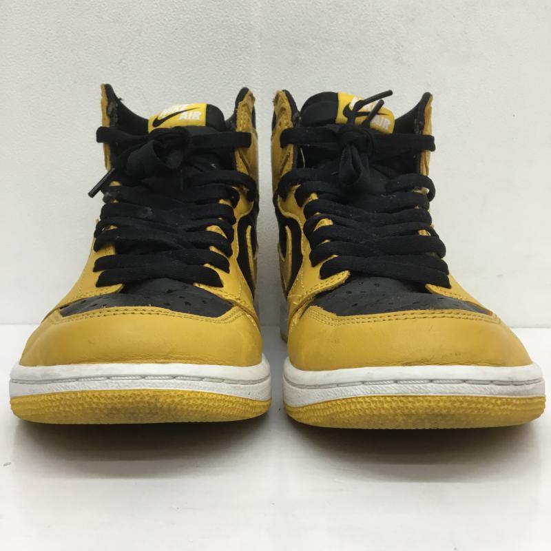 ナイキ NIKE スニーカー スニーカー AIR JORDAN 1 RETRO HIGH OG エア ジョーダン 1 レトロ HIGH OG 555088-701 28.0cm ロゴ、文字 黒 / ブラック / X 黄 / イエロー /  メンズ USED 古着 中古 10107077