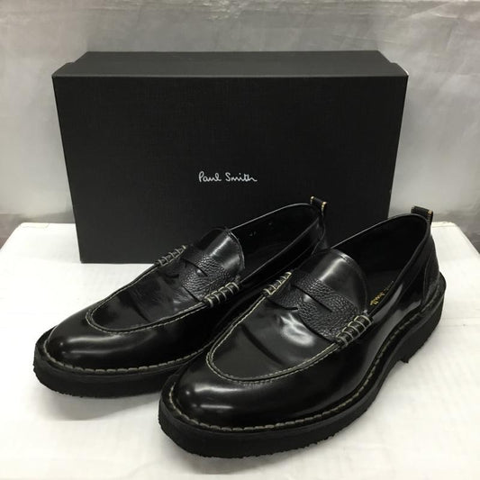 ポールスミス Paul Smith ローファー ローファー レザー 箱有 41 無地 黒 / ブラック /  メンズ USED 古着 中古 10121002