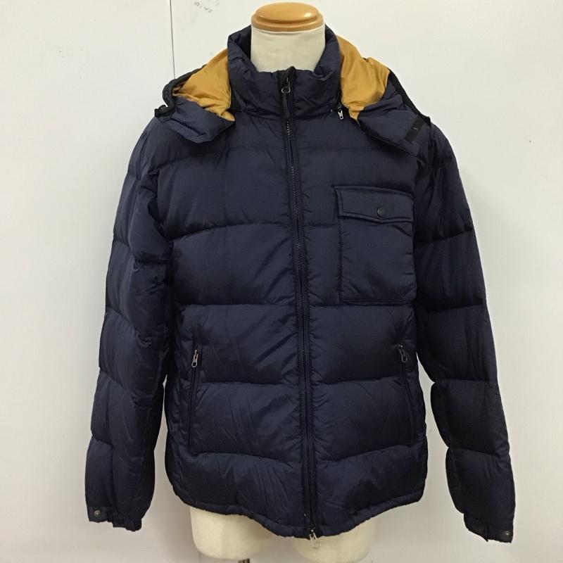 エディーバウアー Eddie Bauer ジャケット、上着 ダウンジャケット M 無地 紺 / ネイビー /  メンズ USED 古着 中古 10123507