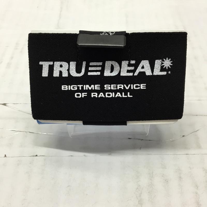 ラディアル RADIALL 財布 コンパクト財布 RAD-24SS-ACC005 TRUE DEAL TINY WALLET ロゴ、文字 青 / ブルー / X 黒 / ブラック /  メンズ USED 古着 中古 10109558