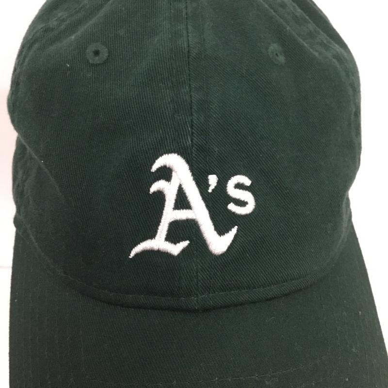 ニューエラ NEW ERA 帽子 キャップ オークランドアスレチックス 9THIRTY ロゴ、文字 緑 / グリーン /  メンズ USED 古着 中古 10130777