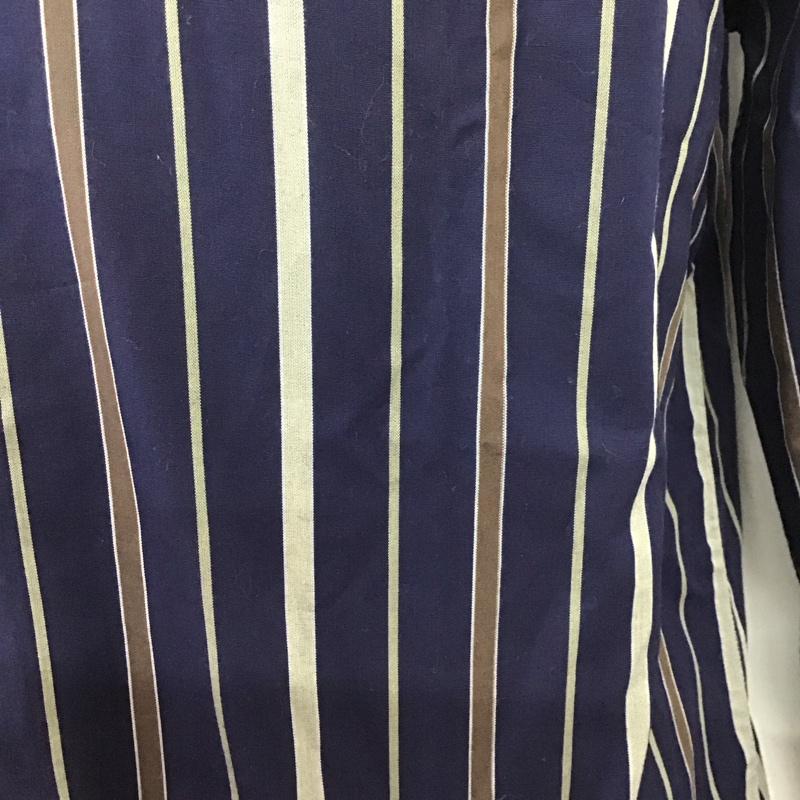 アルマーニジーンズ ARMANI JEANS シャツ、ブラウス 長袖 長袖シャツ カラーシャツ 長袖カットソー ストライプシャツ L ストライプ マルチカラー / マルチカラー /  メンズ USED 古着 中古 10123777