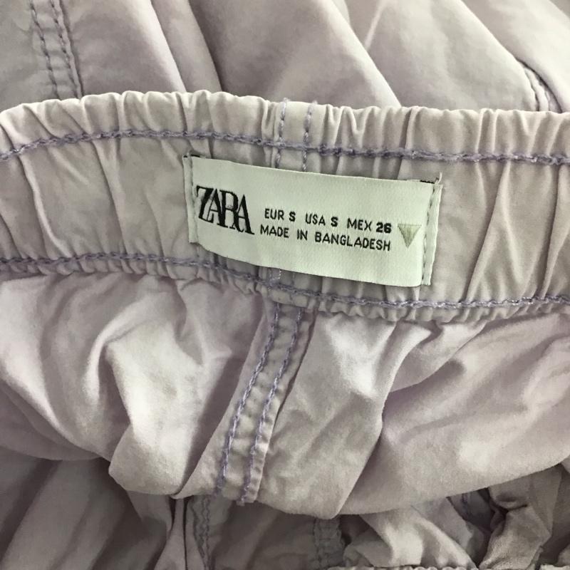 ザラ ZARA パンツ ワークパンツ、ペインターパンツ S 無地 紫 / パープル /  レディース USED 古着 中古 10139950