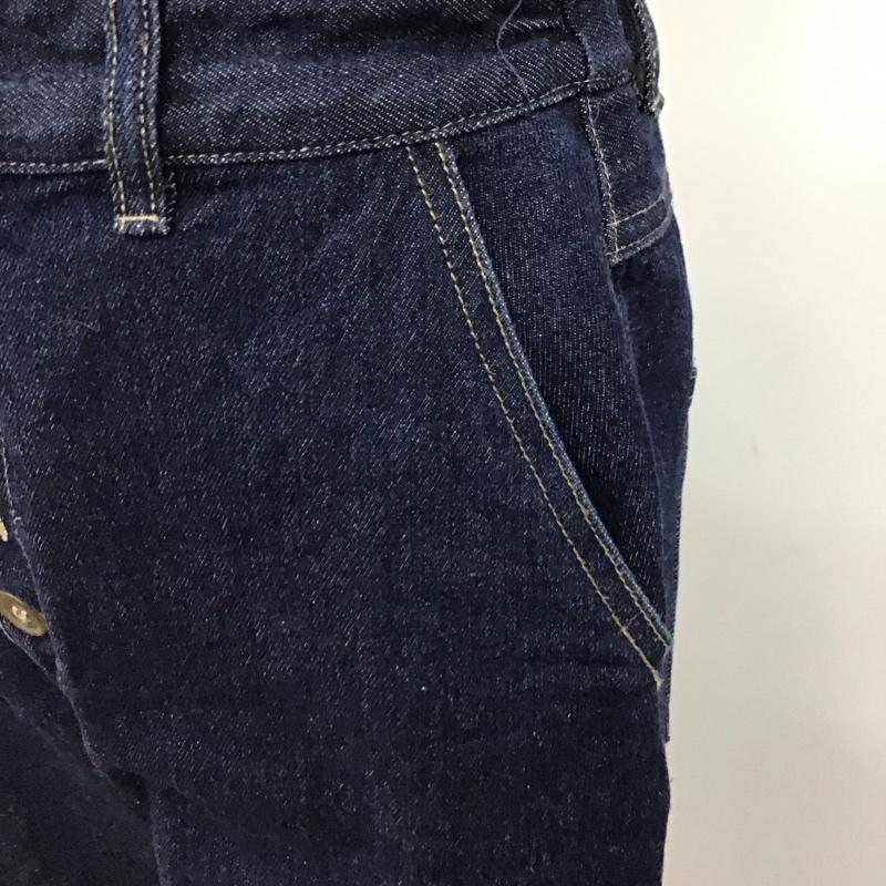 エヘカソポ ehka sopo パンツ デニム、ジーンズ 1404224 カットオフ ボタンフライ FREE 無地 インディゴ / インディゴ /  レディース USED 古着 中古 10114750