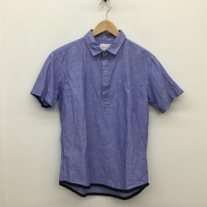 ユナイテッドトウキョウ UNITED TOKYO シャツ、ブラウス 半袖 UNITED TOKYO 半袖シャツ　405109020 1 ストライプ 青 / ブルー / X 白 / ホワイト /  メンズ USED 古着 中古 10129212