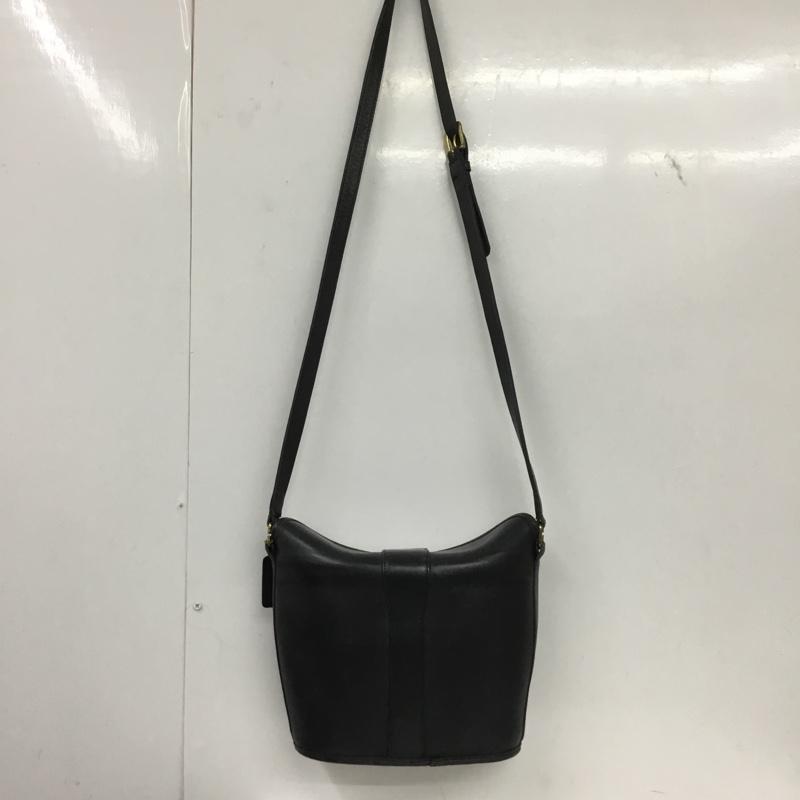 コーチ COACH ショルダーバッグ ショルダーバッグ 9948 オールドコーチ レザー 無地 黒 / ブラック /  レディース USED 古着 中古 10145483