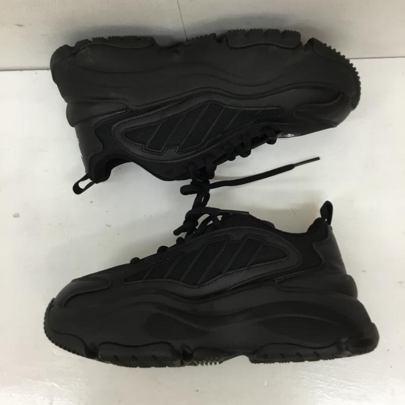 アディダス adidas スニーカー スニーカー オズガイア IG6045 23.5cm ロゴ、文字 黒 / ブラック /  レディース USED 古着 中古 10133783